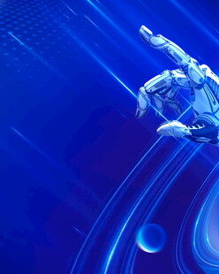 科技感机械手臂舞动