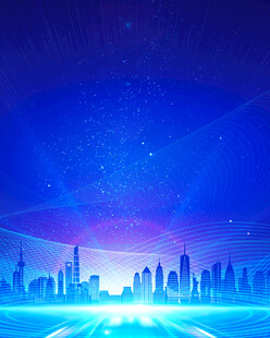 梦幻都市夜景科技感十足