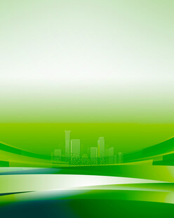 绿色城市风景背景图