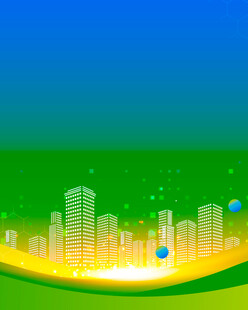 绿色城市背景图