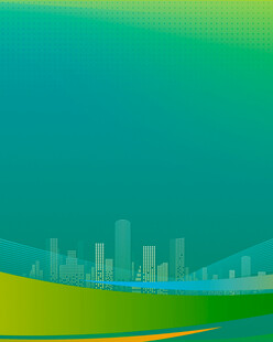 城市风景与自然景观融合