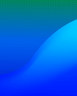 蓝绿渐变波浪背景图