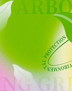 清新绿色植物背景图案