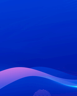 蓝紫渐变波浪背景图