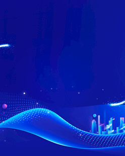 科技感城市夜景灯光效果