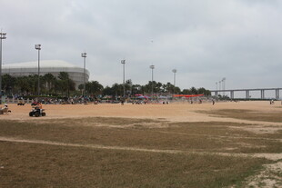 湛江海滨沙滩风景图