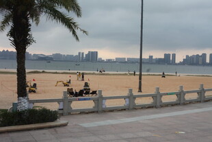 湛江海滨城市休闲风景