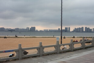 湛江城市江边风景