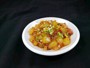 炒凉粉