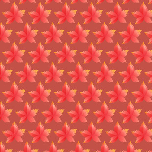 卡通叶子图案背景