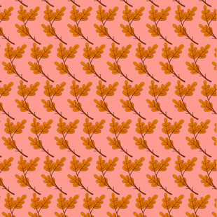 卡通叶子图案背景