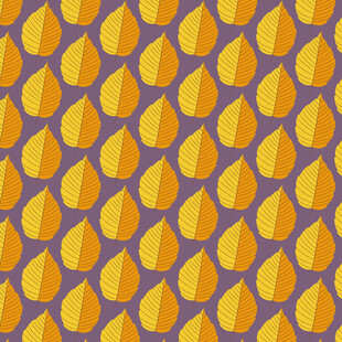 卡通叶子图案背景