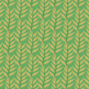 卡通叶子图案背景