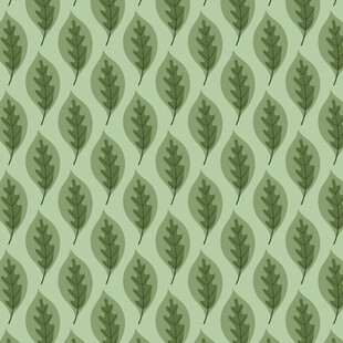 卡通叶子图案背景