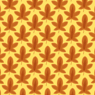 卡通叶子图案背景