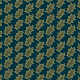 卡通叶子图案背景