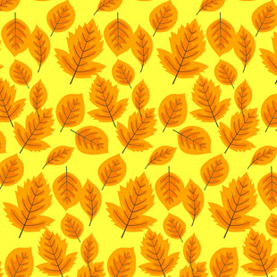 卡通叶子图案背景