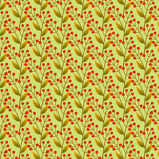 卡通叶子图案背景