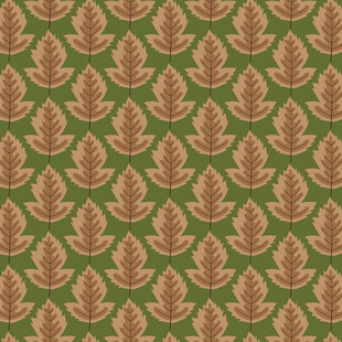 卡通叶子图案背景