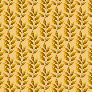 卡通叶子图案背景