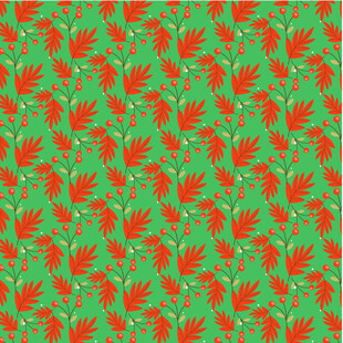 卡通叶子图案背景