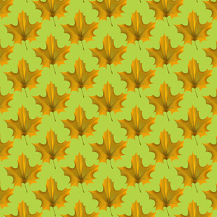 卡通叶子图案背景