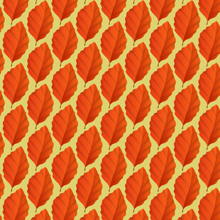 卡通叶子图案背景