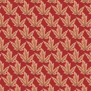 卡通叶子图案背景