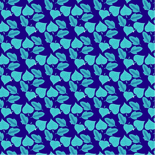 卡通叶子图案背景