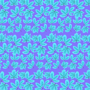 卡通叶子图案背景