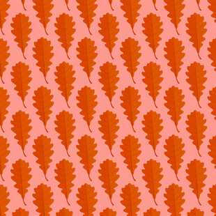 卡通叶子图案背景