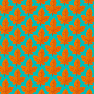 卡通叶子图案背景