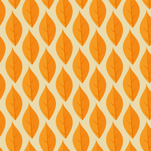 卡通叶子图案背景