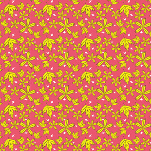 卡通叶子图案背景