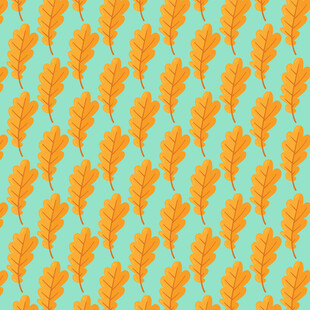 卡通叶子图案背景