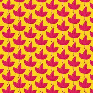 卡通叶子图案背景