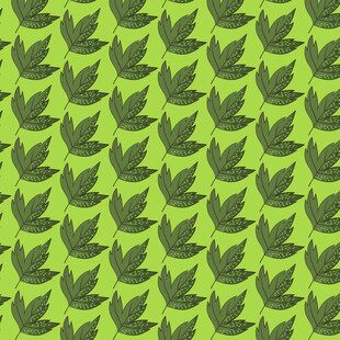 卡通叶子图案背景