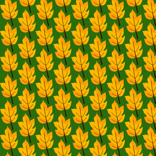 卡通叶子图案背景