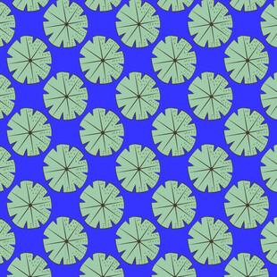 卡通叶子图案背景