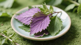 紫苏叶唇形科中药材解表散寒行气