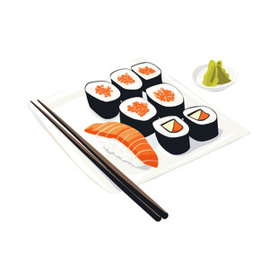 寿司拼盘