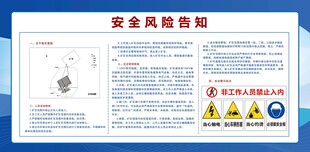 安全风险告知牌