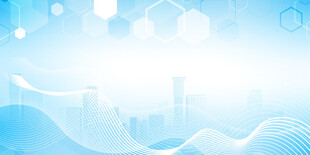 浅蓝色会议背景