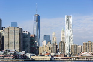 纽约城市天际线景观