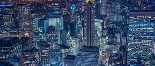 繁华都市夜景