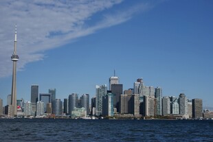 多伦多城市天际线景观