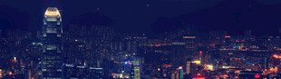城市璀璨夜景