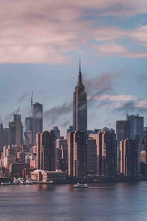 纽约城市天际线壮丽景观