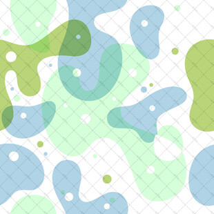 清新多彩液态几何图案