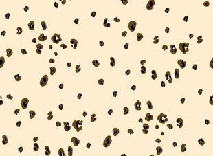 米色背景上的黑色斑点图案